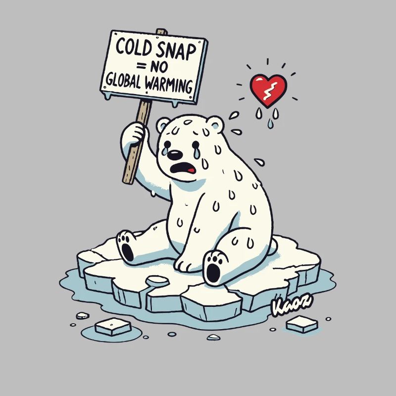 Sweating Polar Bear Climate Change Protest