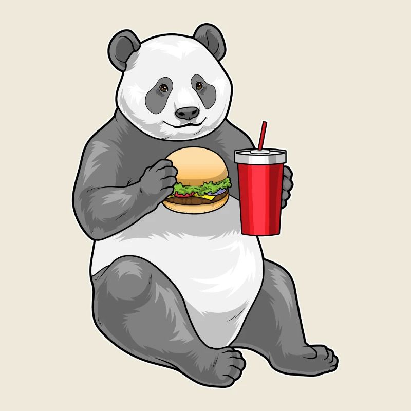 Panda Cheeseburger