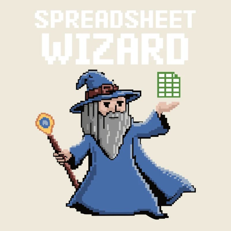 Spreadsheet Wizard Funny Controller Accountant