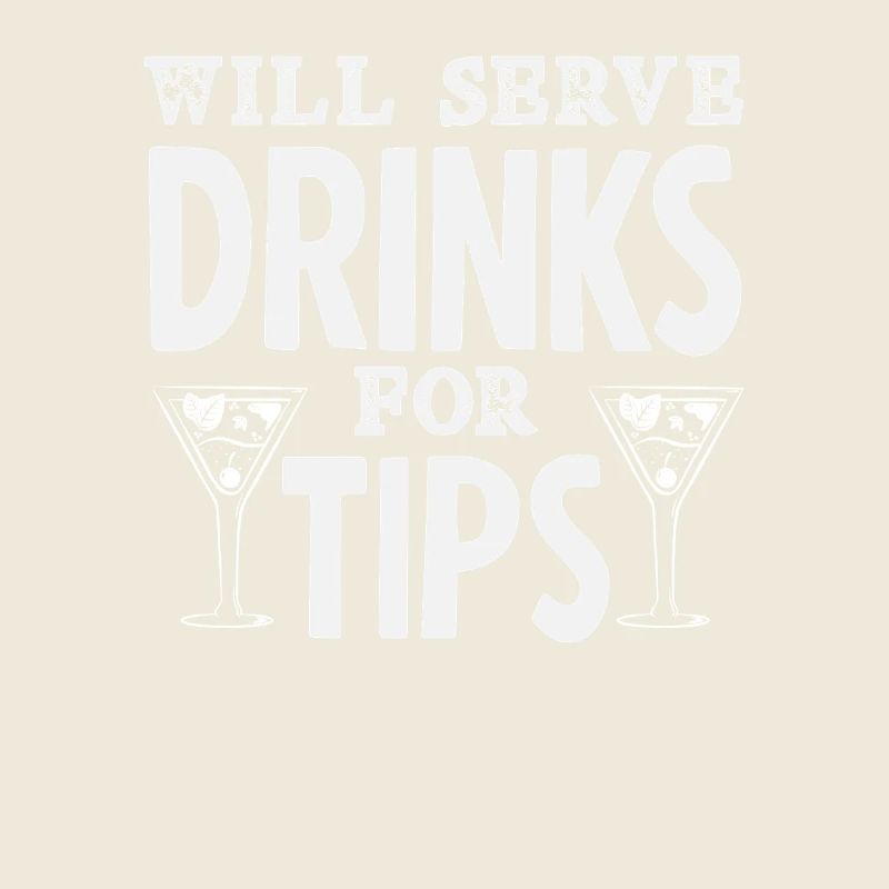 Barkeeper Will Serve Drinks For Tips