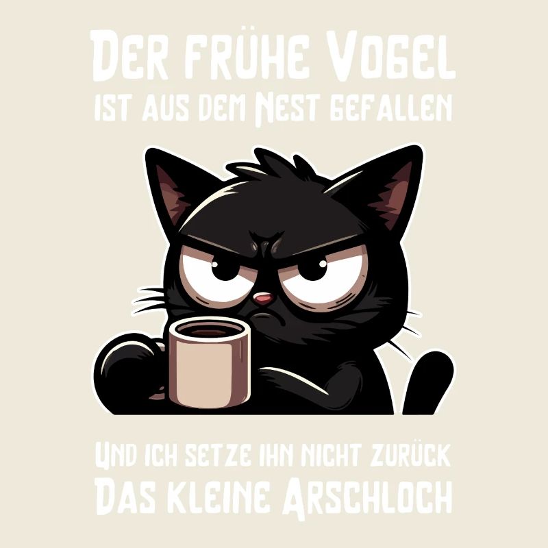 Kaffee, Genervtheit, Katze – Mehr Sarkasmus bitte
