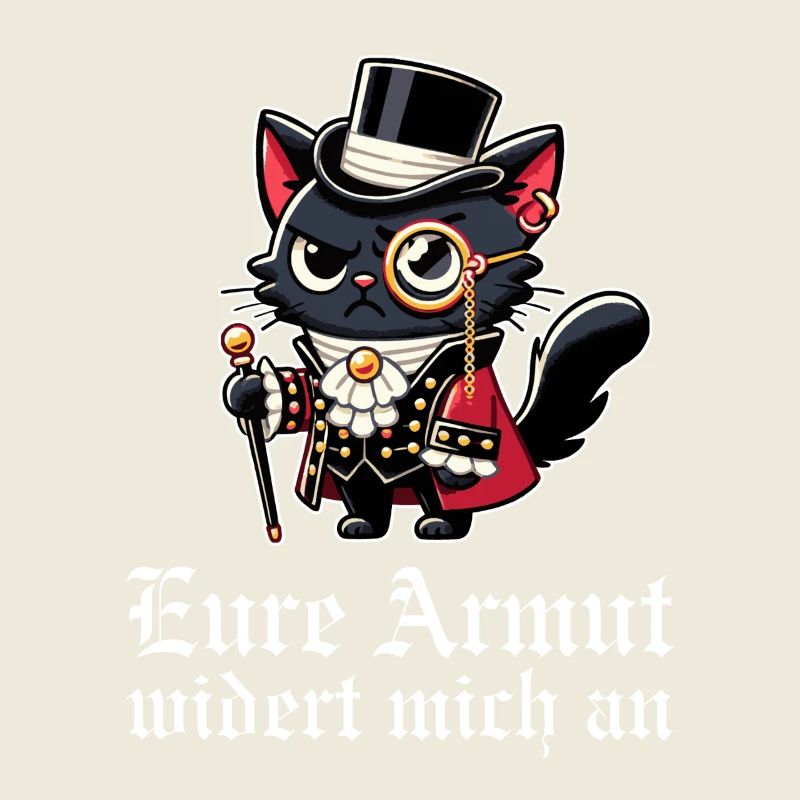 Eure Armut widert mich an – Dekadente Gothic Katze