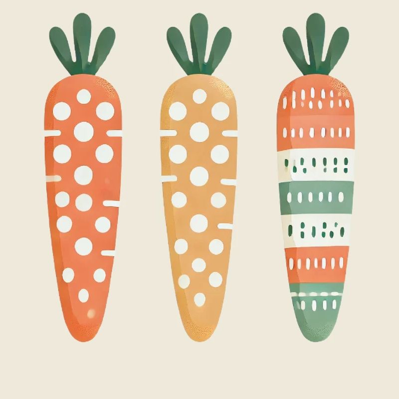 Cute Carrot Pattern Easter Joy