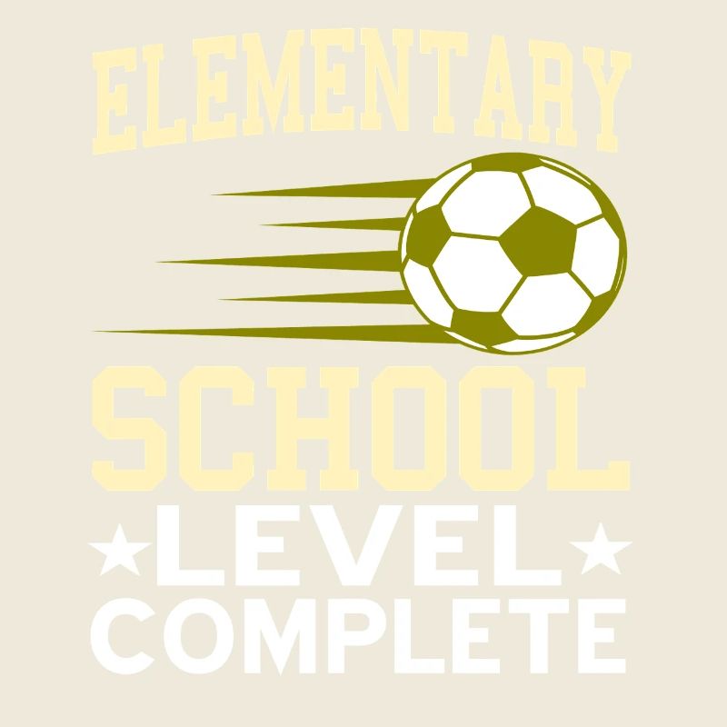 Funny Elementary Completed Soccer Vibe