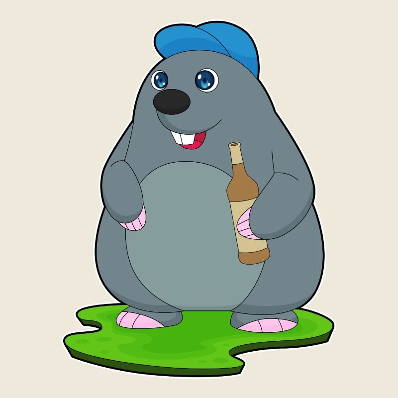 Bouteille de bière Mole