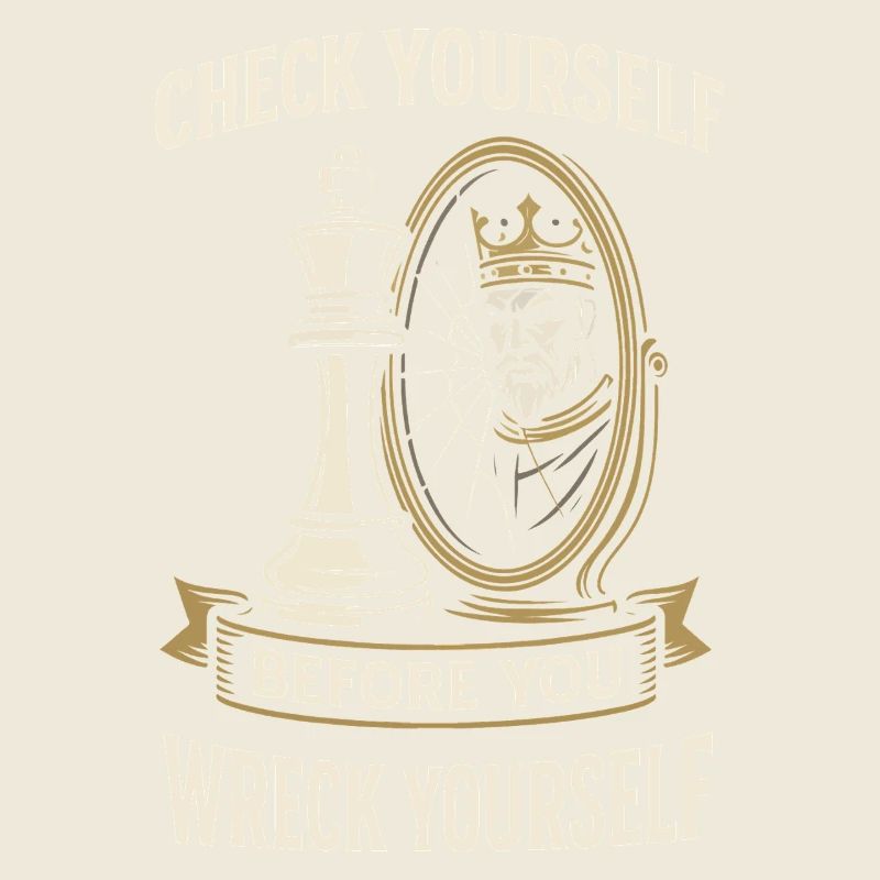 chess player board check yourself,