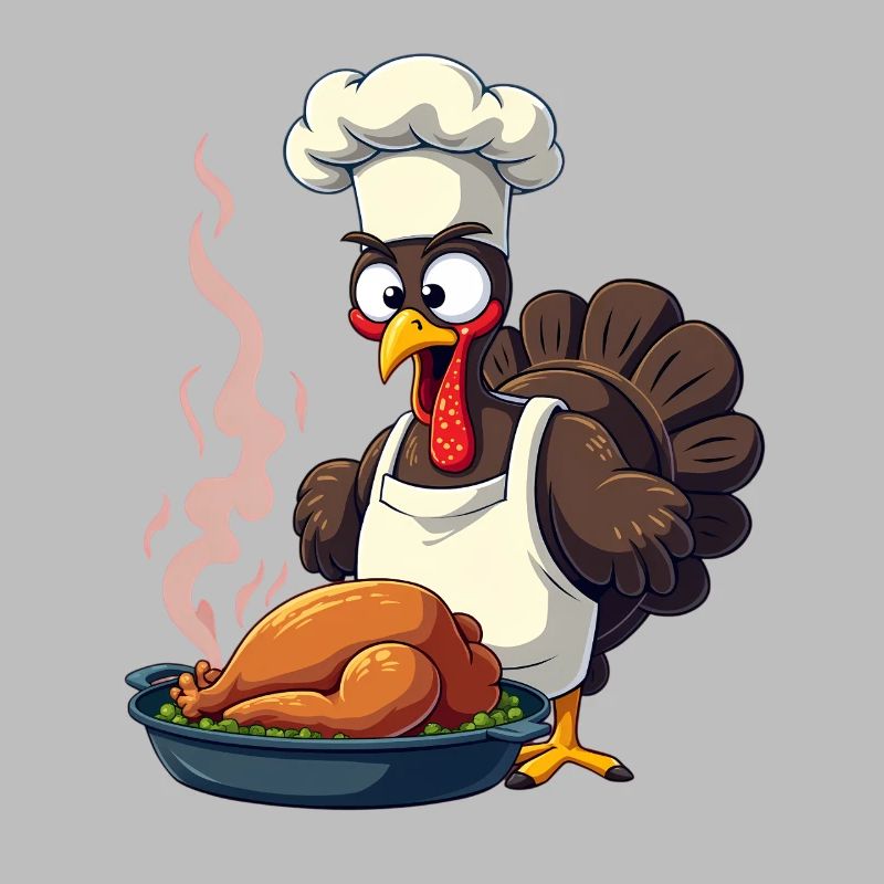Cuisinier de dinde de Thanksgiving