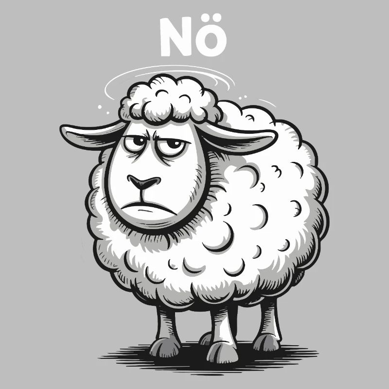 Basse-Autriche – Grumpy Sheep Humour Design