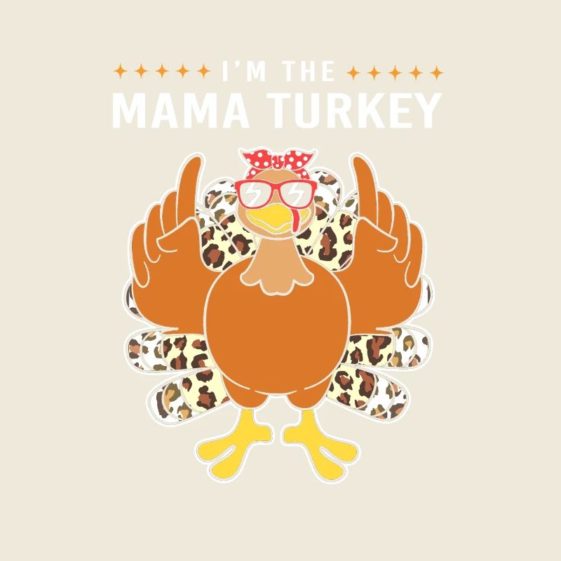 Thanksgiving Mama Mutter Oma Großmutter