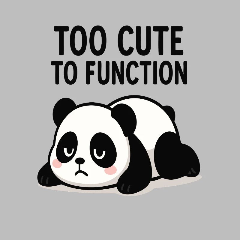 Panda Too Cute To Function