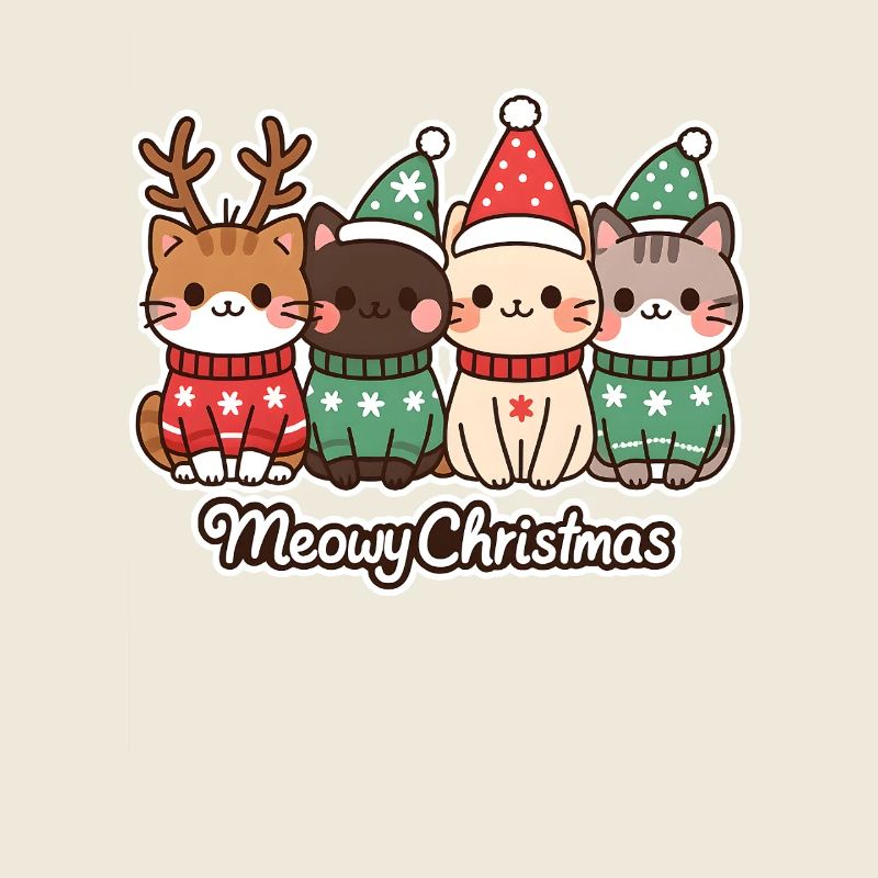 Miauige Weihnachtskatze Crew, Kätzchen