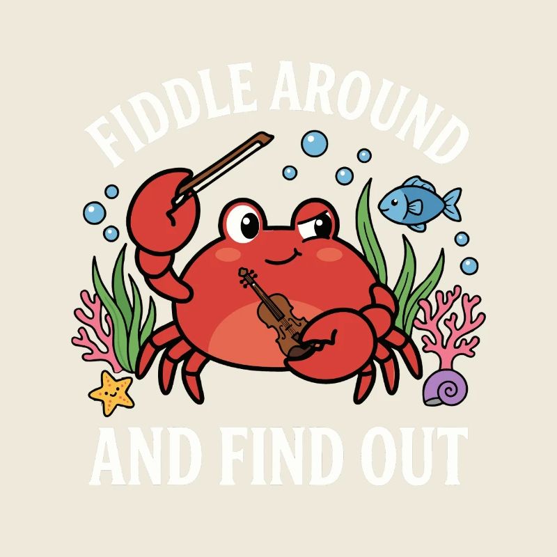 Jouez un peu et découvrez le jeu de mots sur le violon crabe
