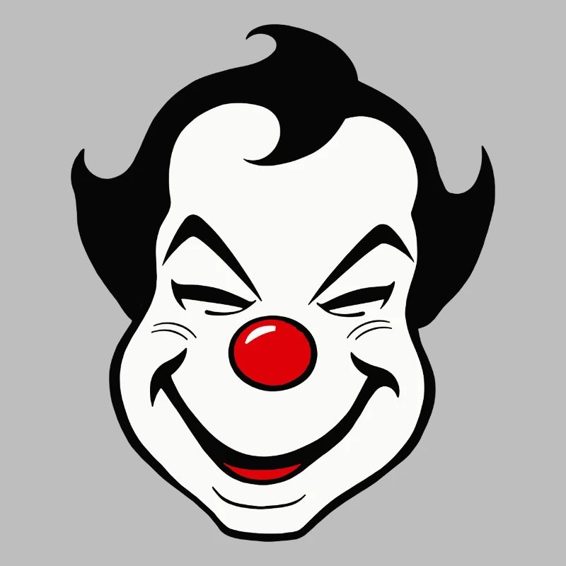 Carnaval du visage de clown joyeux Carnaval Carnaval