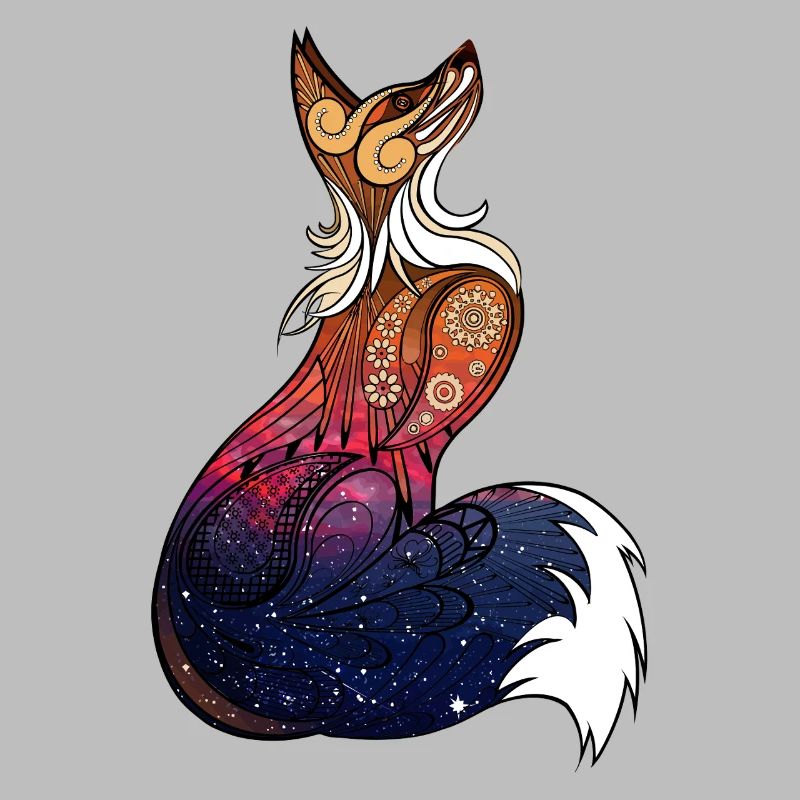 Cosmic Mandala Fox