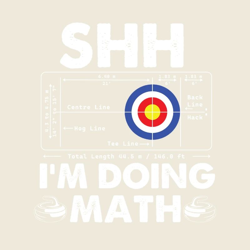 Chut, je fais des maths, du curling, de l’humour de curleur.