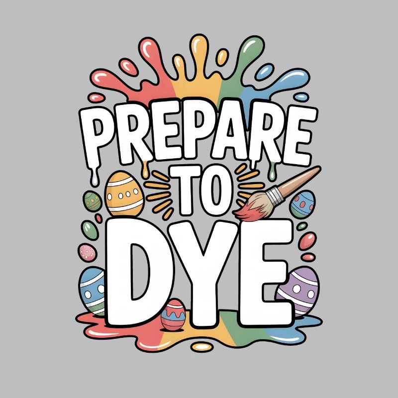 Prepare To Dye Funny Easter Saying