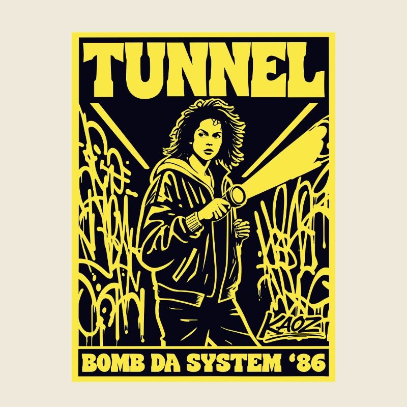 Tunnel Graffiti 86 Bomb Da System