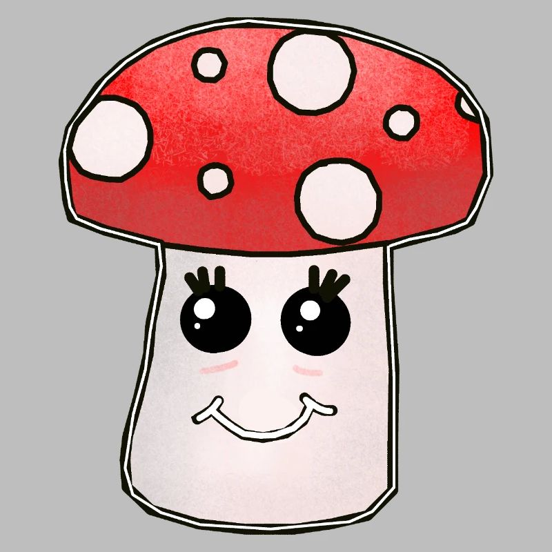 Kawaii Mushroom Toadstool