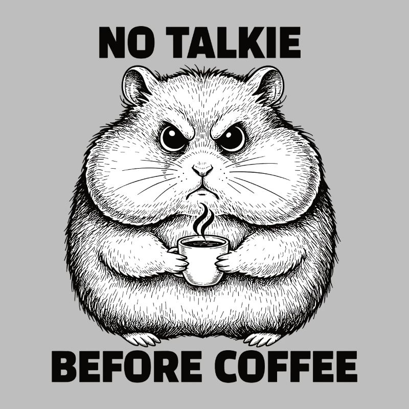 Pas de conversation devant un hamster amateur de café