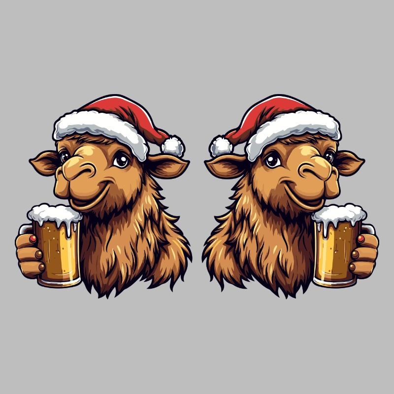 Équipe de la bière de Noël Camel