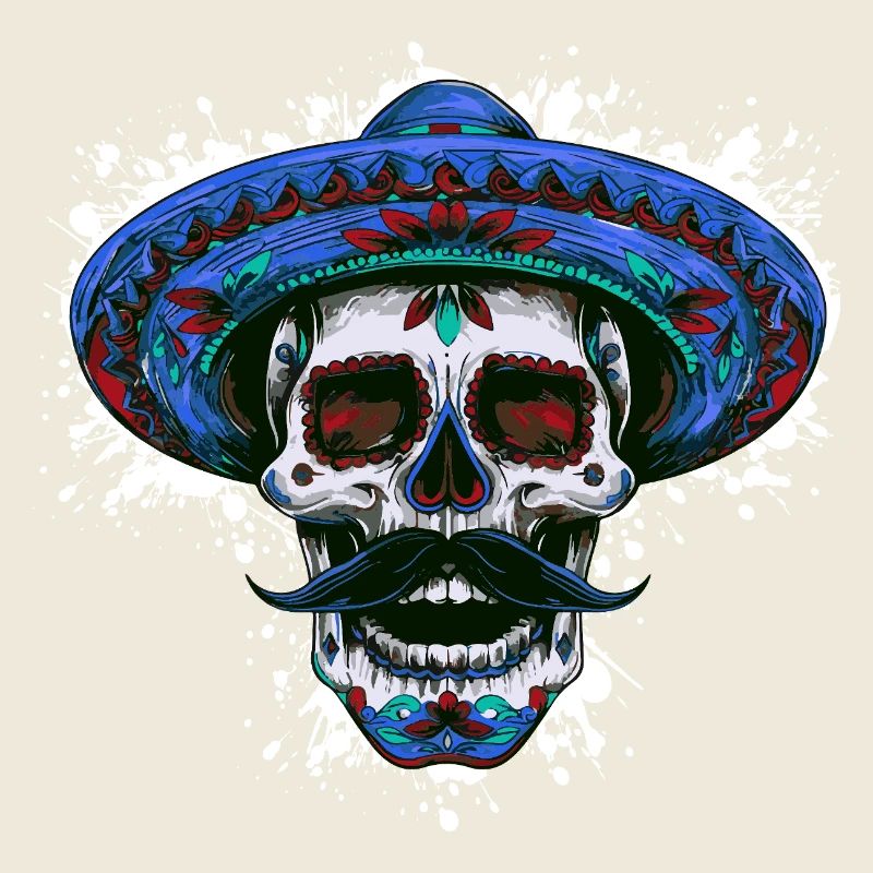 Sombrero Crâne Mexicain