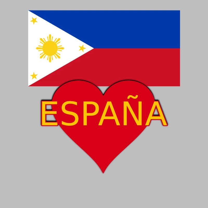 Flag Philippines Spain
