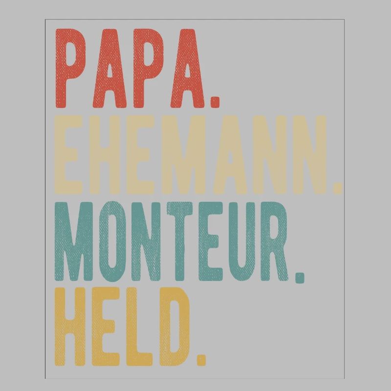 Monteur Papa Ehemann Held