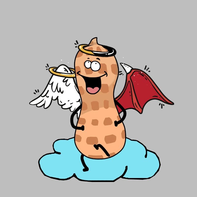 Celestial Peanut Angel Little Devil Cloud Nut