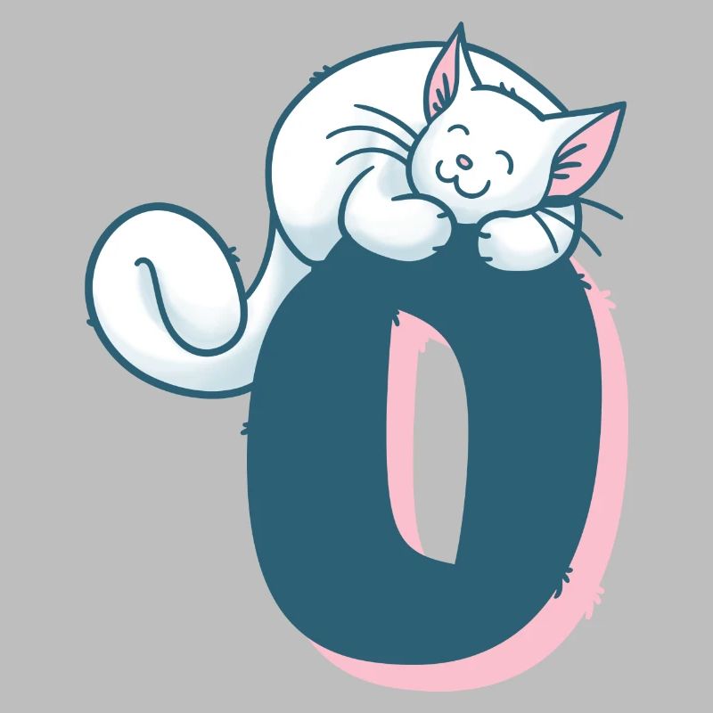 Katze Buchstabe O