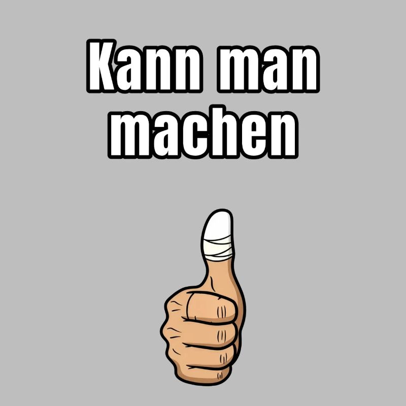 You can do it – Ironic thumb