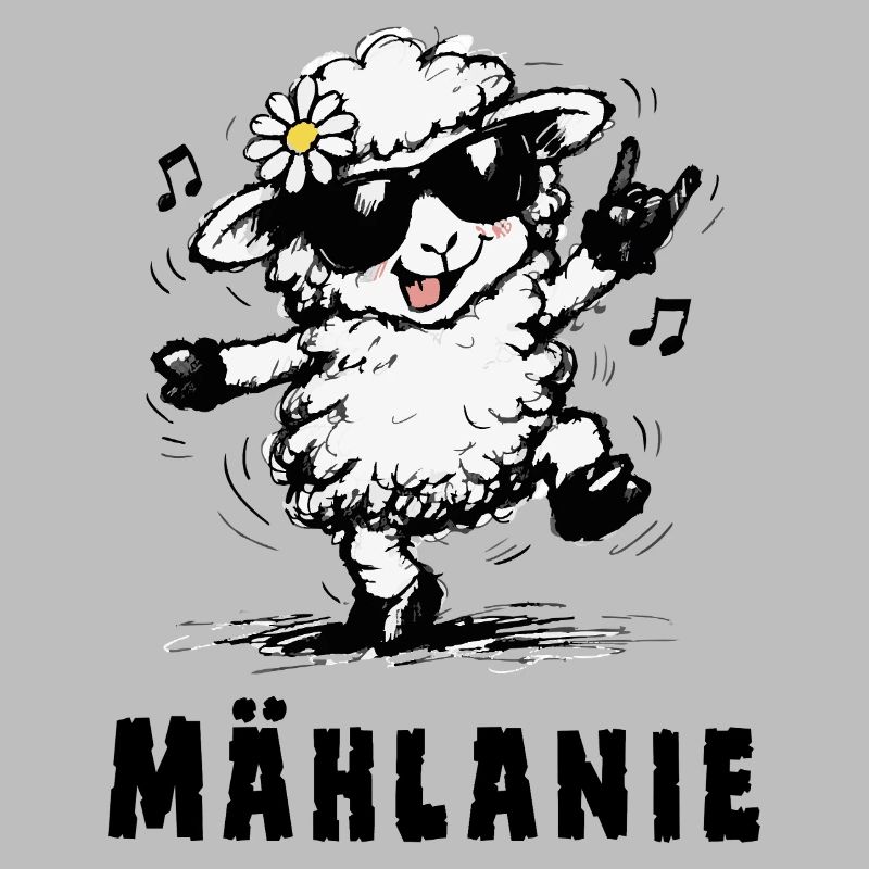 Mählanie – Funny Sheep Pun Design