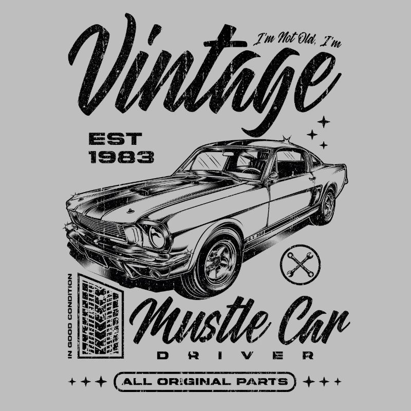 Ich bin nicht alt, ich bin ein Oldtimer, Oldtimer, Jahrgang 1983