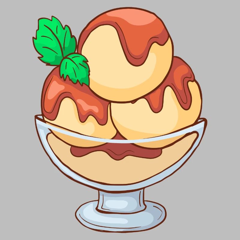 Eis Speiseeis Eiskrem Eiscreme Kugeleis Eisbecher