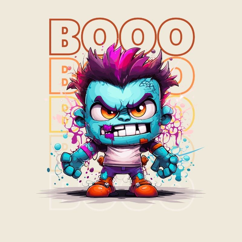 Chibi Bolt & Booo! Cousu géant Tee !