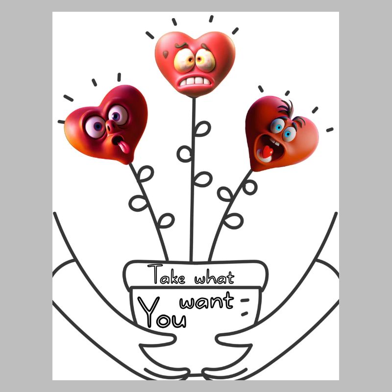 Nimm dir, was du willst. Nimm dir, was Du willst.
