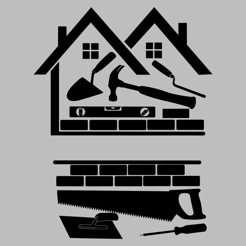 Construction company homes logo