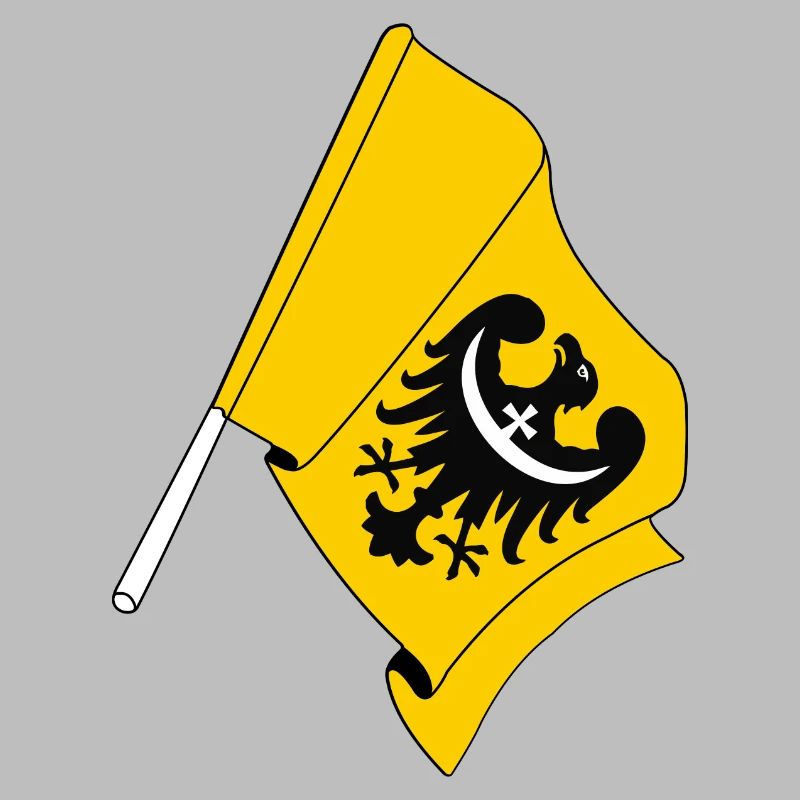 Drapeau Basse-Silésie Pologne
