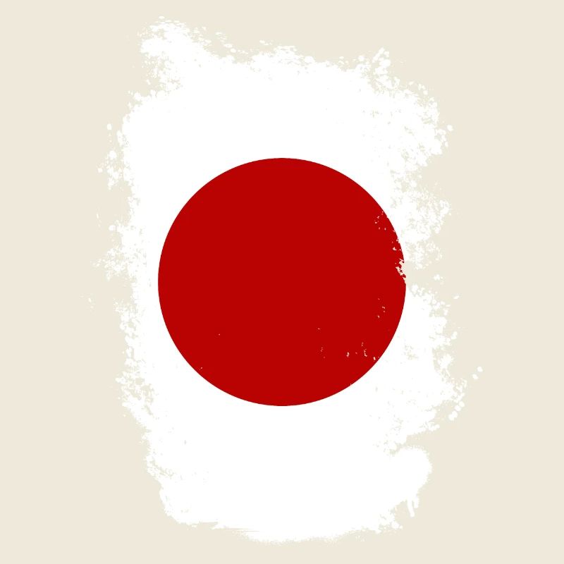 Drapeau du Japon utilisé Look Nihon drapeau japonais
