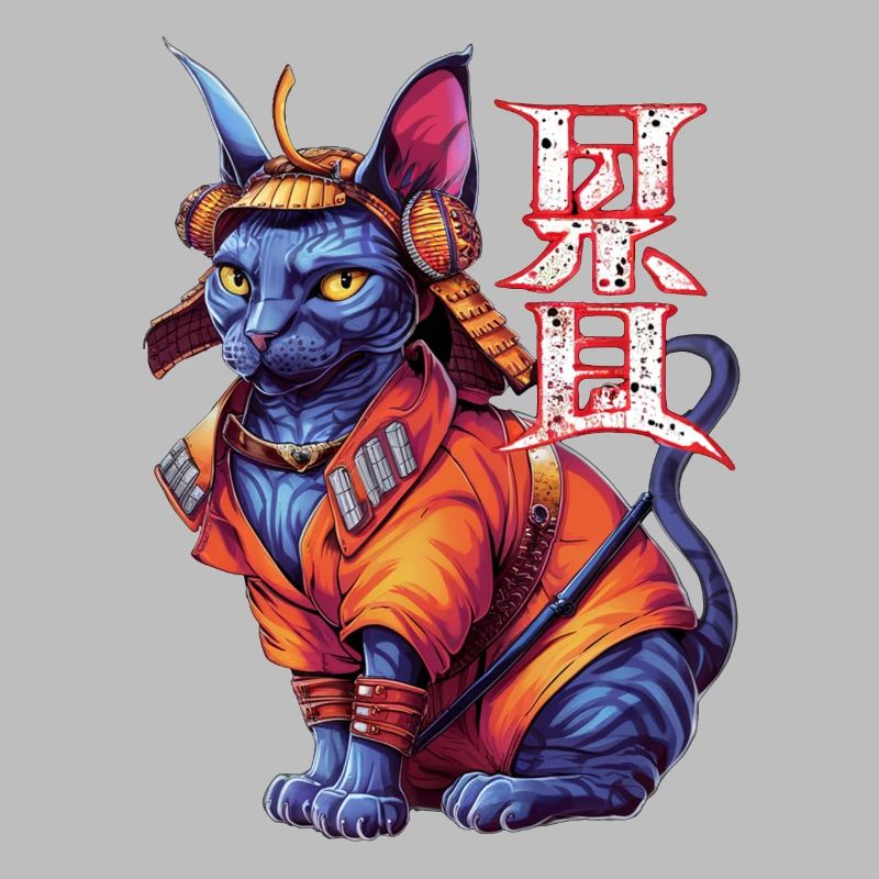 Samurai-Katze - Ninja-Kätzchen