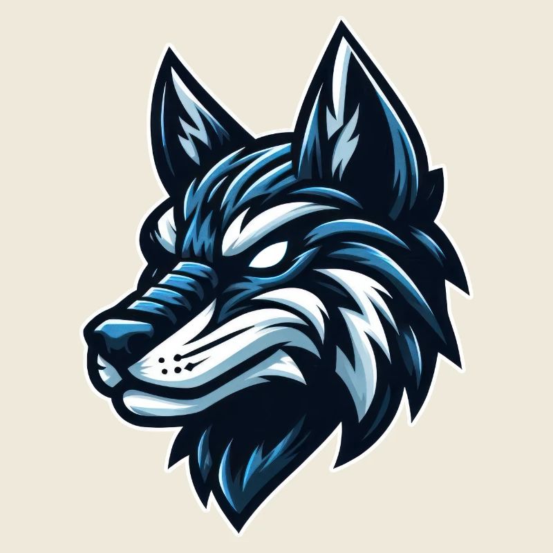Glatter Wolf