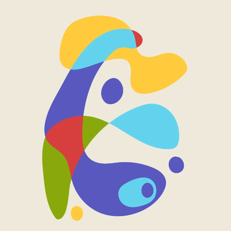 vintage abstract creature