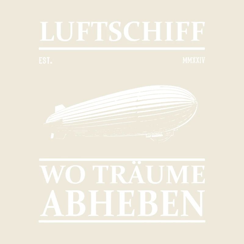 Zeppelin Luftschiffe Design, wo Träume Abheben
