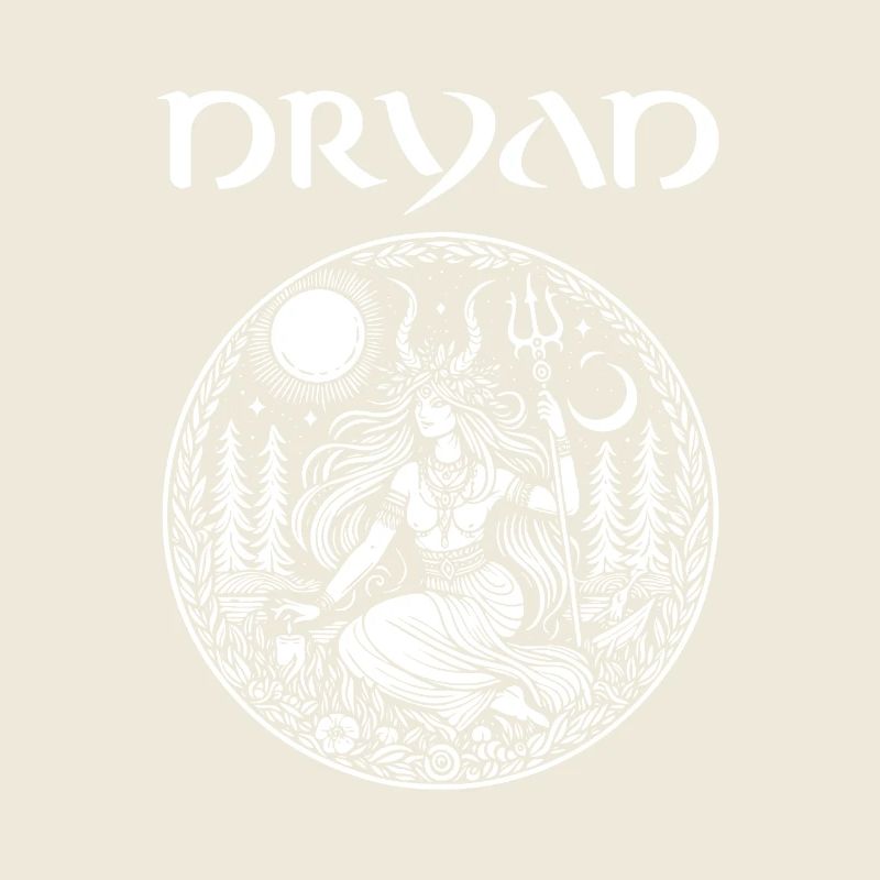 Conception mystique de la dryade – nature de la forêt