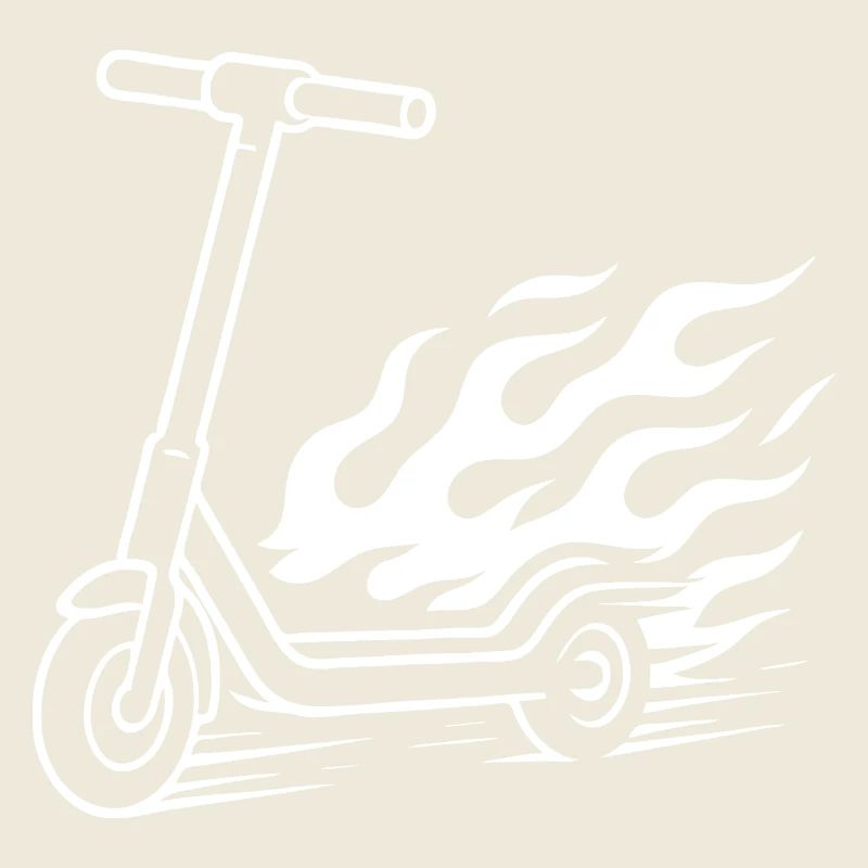 E-Scooter Design – Speed & Feuerschweif
