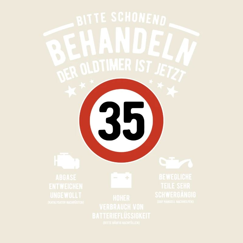 Oldtimer schonend behandeln - 35. Geburtstag