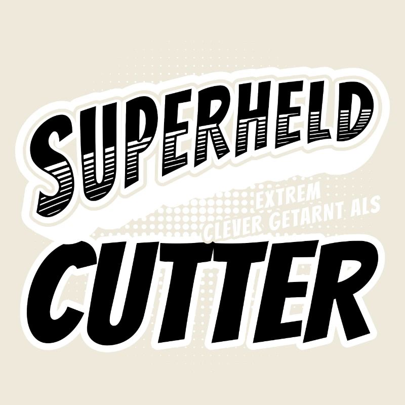 Superheld, clever getarnt als Cutter