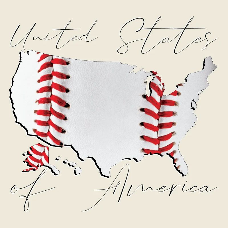 États-Unis | Vrai baseball | Script de carte