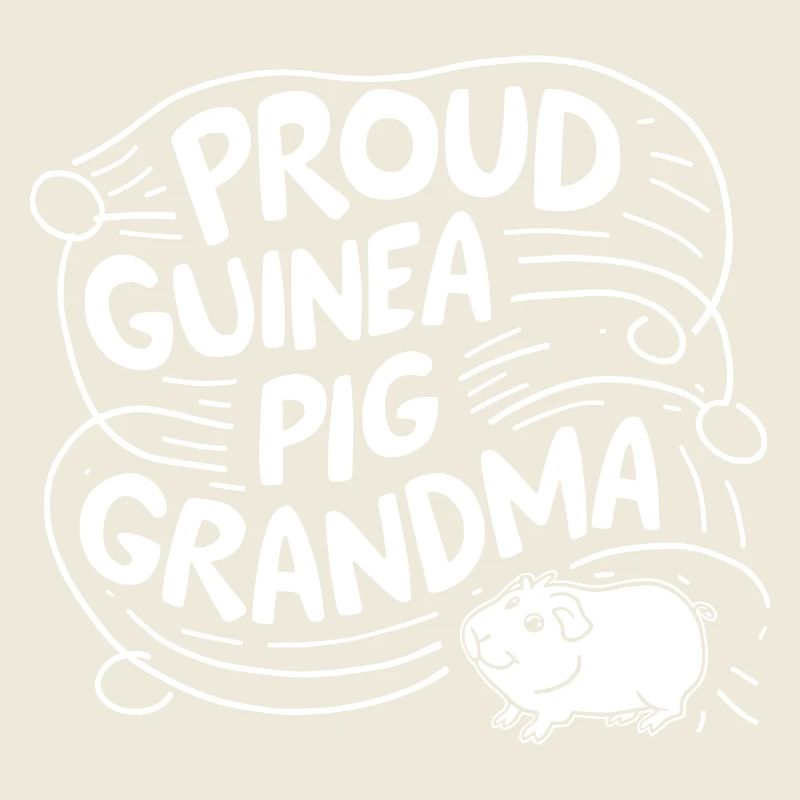 Fière grand-mère cochon d’Inde