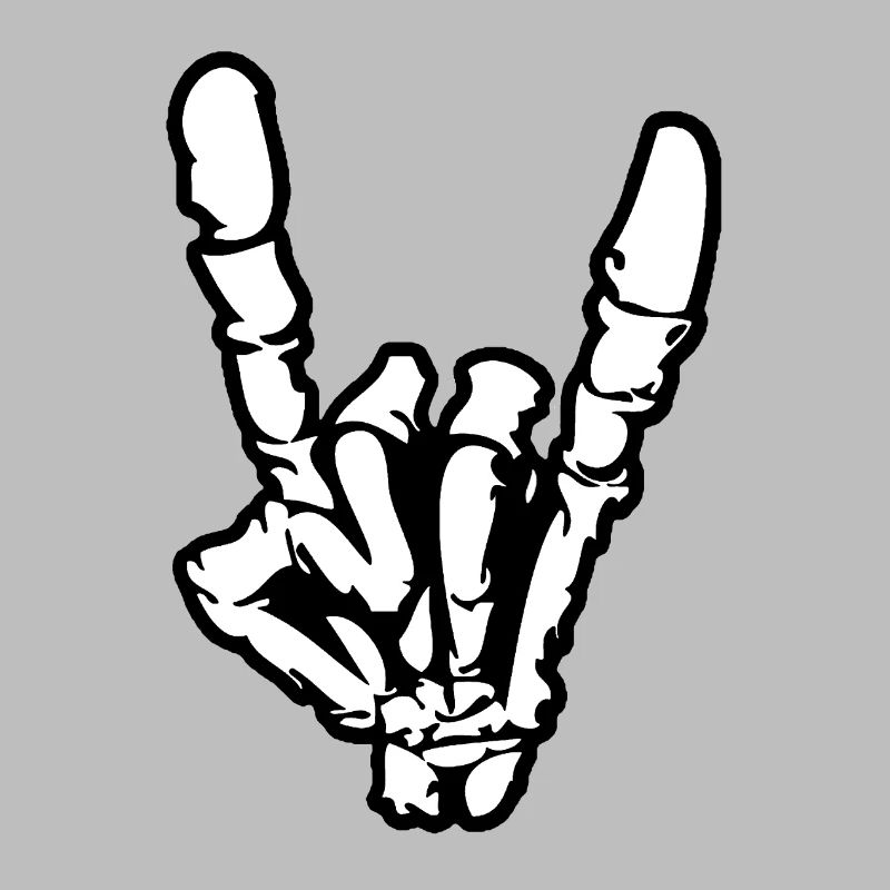 Rock'n'Roll- oder Heavy-Metal-Handzeichen *