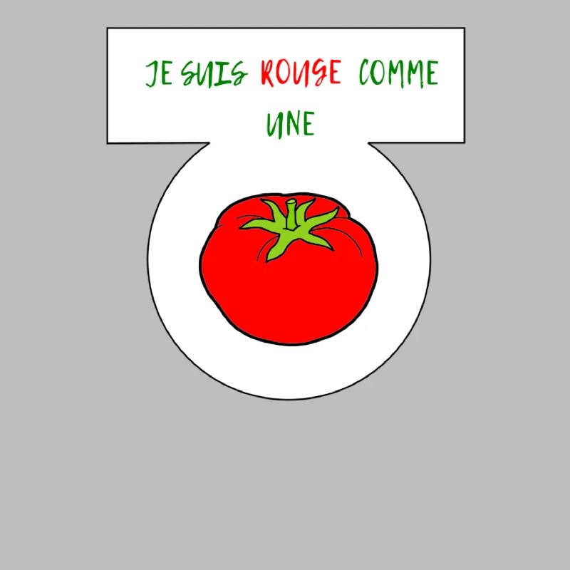Rouge comme une tomate